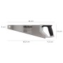SERRUCHO CARPINTERO BIMATERIAL 400 MM. / 16 ACERO SK5 TRIPLE AFILADO SIERRA CARPINTERO, SERRUCHO CARPINTERIA, SIERR