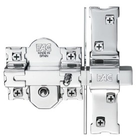 CERROJO SEGURIDAD FAC 946-RP/80 SERIE UVE  NIQUELADO ANTIBUMPING