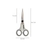 TIJERAS MULTIUSO ACERO INOXIDABLE 5,5 / 140 MM. HOJAS ACERO INOXIDABLE, MANGO COMODO Y SUAVE