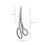 TIJERAS MULTIUSO ACERO INOXIDABLE 7,5 / 180 MM. HOJAS ACERO INOXIDABLE, MANGO COMODO Y SUAVE