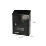 BUZON EXTERIOR RESIDENCE 205 X 300 X 70 MM. NEGRO