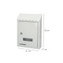 BUZON EXTERIOR 205 X 300 X 70 MM. BLANCO