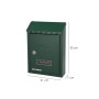 BUZON EXTERIOR 205 X 300 X 70 MM. VERDE