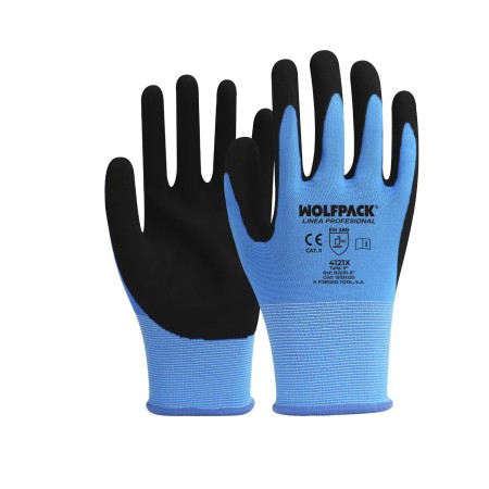 GUANTES NITRILO REFORZADO IMPREGNADO TALLA 9