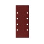 LIJA RECAMBIO CON VELCRO 93X228 MM. CON AGUJEROS GRANO  120 (10 PIEZAS)