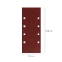LIJA RECAMBIO CON VELCRO 93X228 MM. CON AGUJEROS GRANO  120 (10 PIEZAS)