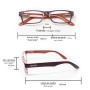 GAFAS LECTURA KANSAS MORADO / NARANJA. AUMENTO +3,0 GAFAS DE VISTA, GAFAS DE AUMENTO, GAFAS VISIÓN BORROSA