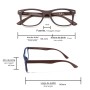 GAFAS LECTURA ILLINOIS ROJAS AUMENTO +1,5 GAFAS DE VISTA, GAFAS DE AUMENTO, GAFAS VISIÓN BORROSA