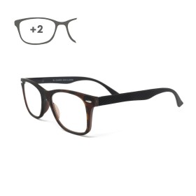 GAFAS LECTURA ILLINOIS ESTAMPADO CAREY AUMENTO +2,0 GAFAS DE VISTA, GAFAS DE AUMENTO, GAFAS VISIÓN BORROSA
