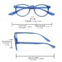 GAFAS LECTURA CONNECTICUT COLOR AZUL AUMENTO +1,5 PATILLAS PARA COLGAR DEL CUELLO , GAFAS DE VISTA, GAFAS DE AUMENT