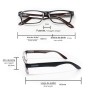 GAFAS LECTURA KANSAS AZUL OSCURO / ROJO. AUMENTO +1,5 GAFAS DE VISTA, GAFAS DE AUMENTO, GAFAS VISIÓN BORROSA