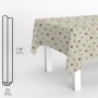 MANTEL HULE ROLLO MODELO FERIA IMPERMEABLE ANTIMANCHAS PVC 140 CM. X 25 METROS. ROLLO RECORTABLE. INTERIOR Y EXTERI
