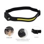 LINTERNA LED FRONTAL CABEZA AJUSTABLE 350 LUMENES 4 MODOS, CINTA AJUSTABLE, BATERIA RECARGABLE CON SENSOR MOVIMIENT