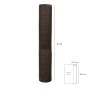 MALLA SOMBREO ROLLO 2 X 50 METROS, REDUCE RADIACIÓN, PROTECCIÓN JARDÍN Y TERRAZA, REGULA TEMPERATURA, COLOR MARRÓN