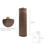 MALLA SOMBREO PLUS 2,0 METROS MARRON ROLLO 50 MTS. FILO REFORZADO REDUCE RADIACIÓN, MALLA SOMBRA, MALLA OCULTACION,