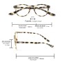 GAFAS LECTURA CONNECTICUT ESTAMPADO CAREY AUMENTO +1,0 PATILLAS PARA COLGAR DEL CUELLO , GAFAS DE VISTA, GAFAS DE A