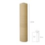 MALLA SOMBREO ROLLO 1.5 X 50 METROS, REDUCE RADIACIÓN, PROTECCIÓN JARDÍN Y TERRAZA, REGULA TEMPERATURA, COLOR BEIGE
