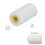 RODILLO ESPUMA RECAMBIO PARA ESMALTE ACRILICO 50 MM.  SET 10 RODILLOS. RODILLO ESPUMA, RODILLO PINTURA ACRILICA