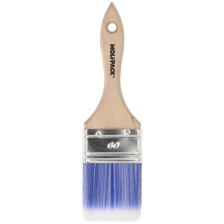 PALETINA PROFESIONAL PLUS ANCHO 60 MM. CERDAS SINTENTICAS PBT, MANGO MADERA HAYA ERGONOMICO, BROCHA PINTOR, PINCEL 
