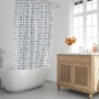 CORTINA DUCHA MATRIX AZUL 180X200 CM. IMPERMEABLE