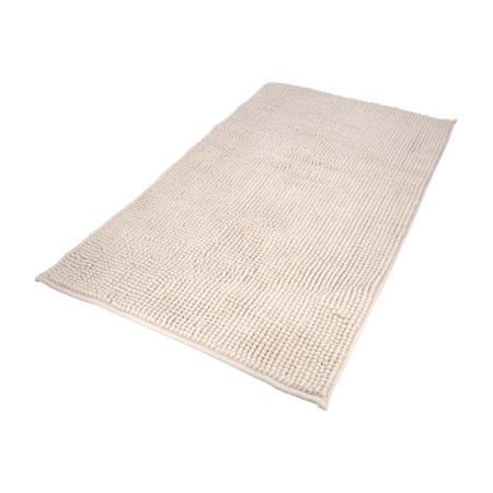 ALFOMBRA BAÑO POLIÉSTER CHENILLA 50X80 CM. MARRÓN.