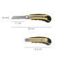 CUTTER PROFESIONAL 18MM CON 8 HOJAS ACERO SK5