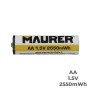 PILA AA 1,5V RECARGABLE POR USB-C (4 UNIDADES)