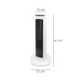CALEFACTOR CERAMICO PTC TORRE EFECTO LLAMA 2000 WATT. OSCILANTE. TERMOVENTILADOR ELECTRICO