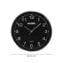RELOJ DE PARED Ø 25 CM NEGRO
