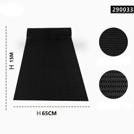 ANTIDESLIZANTE ALFOMBRILLA 65 CMS X 15 MTS NEGRO
