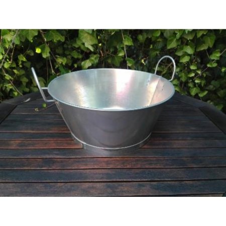 BARREÑO GALVANIZADO BAÑO  14  35X16 CM. 10 LITROS