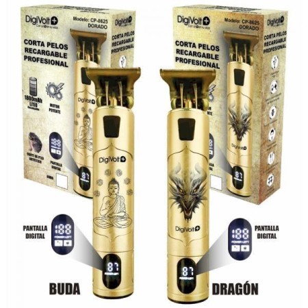 CORTAPELO ORO BUDA-DRAGON PANTALLA RECARGABLE