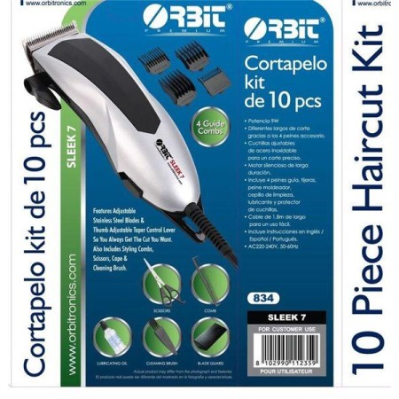 CORTAPELO KIT 10 PZAS SLEEK 7 ORBIT