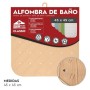 ALFOMBRA BAÑO DUCHA 45X45 CMS BEIGE