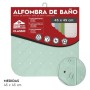 ALFOMBRA BAÑO DUCHA 45X45 CMS VERDE