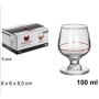 *UNIDAD*COPA CRISTAL COÑAC BRANDY 10 CLS FILO ROJO
