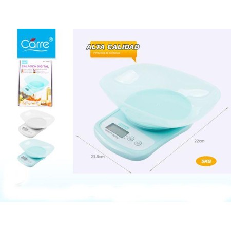 CARRE BALANZA BASCULA DIGITAL COCINA CON BOL 156A