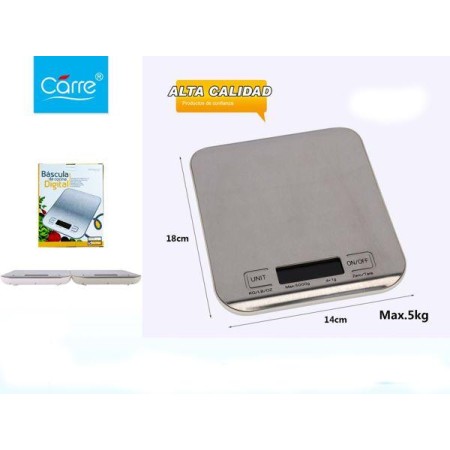 CARRE BASCULA DE COCINA DIGITAL 5 KGS. 905405