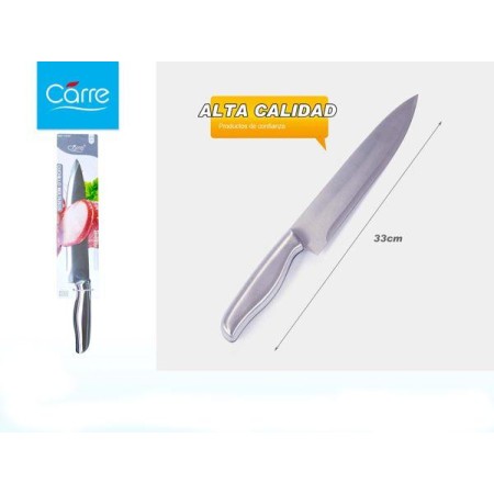 CARRE CUCHILLO MULTIUSOS PROFESIONAL 33 CMS TODO INOXIDABLE