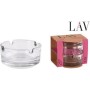 *UNIDAD* CENICERO REDONDO CRISTAL TRANSPARENTE  7,5 CMS KEY LAV