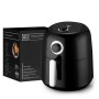 FREIDORA DE AIRE NEGRA EMMA 3,2 LITROS 1450 WATIOS DEPOSITO ANTIADHERENTE TEMP 200 