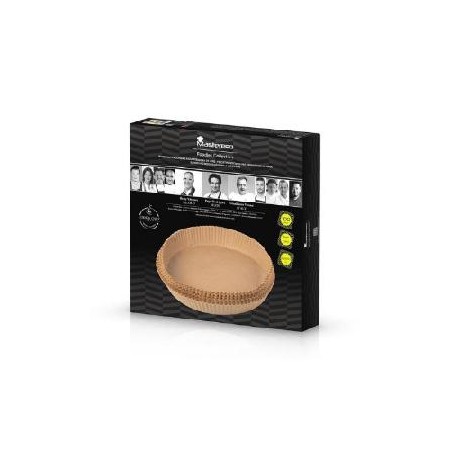 BANDEJA PAPEL REDONDO PARA FREIDORA DE AIRE 20X4.5CM PAQUETE 100 UNIDADES