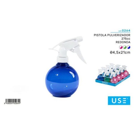 0,275 LTS PISTOLA PULVERIZADOR BOTELLA ESFERICA COLOR,MARCA USE,4,5X21 CMS