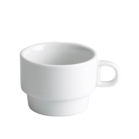 25 CLS TAZA DESAYUNO CONSOME CONTINENTAL PORCELANA BLANCA