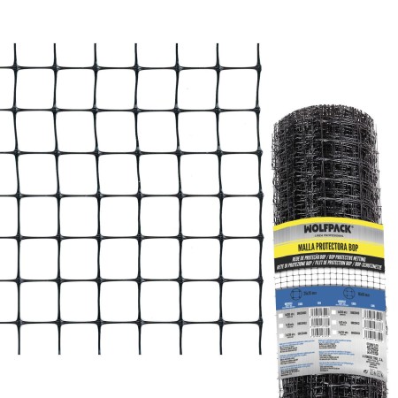 MALLA PROTECTORA AVICOLA BOP 16 X 16 MM. 50 GRAMOS/M2. 2 M. X 200 M.