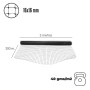 MALLA PROTECTORA AVICOLA BOP 16 X 16 MM. 50 GRAMOS/M2. 2 M. X 200 M.