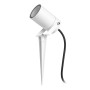 FOCO JARDIN CON PINCHO BLANCO GU10 IP65