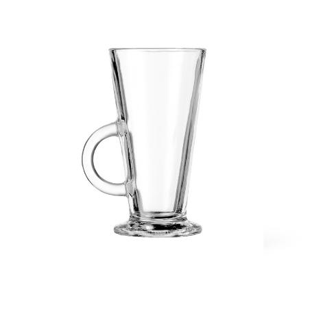 29 CLS TAZA CAFE IRISH COFFEE ACAPULCO CRISTAL TRANSPARENTE CON ASA