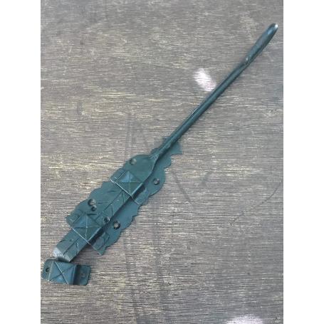 PASADOR CERROJO FORJA NEGRA ARTISTICA 32 CMS