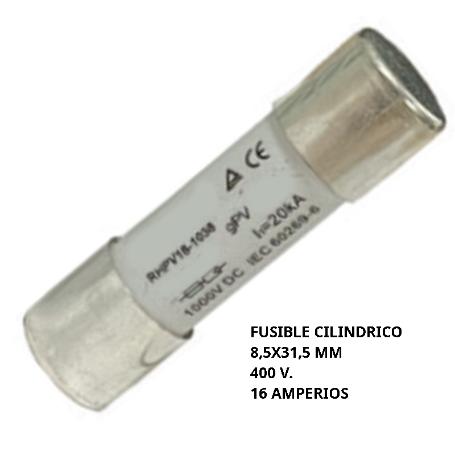 FUSIBLE 16 AMPERIOS 8,5X31,5 FYH